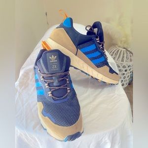 Adidas originals ZX 1K boost Beige navy blue